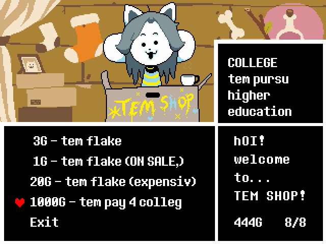 Undertale Part #17 - Temmie Village